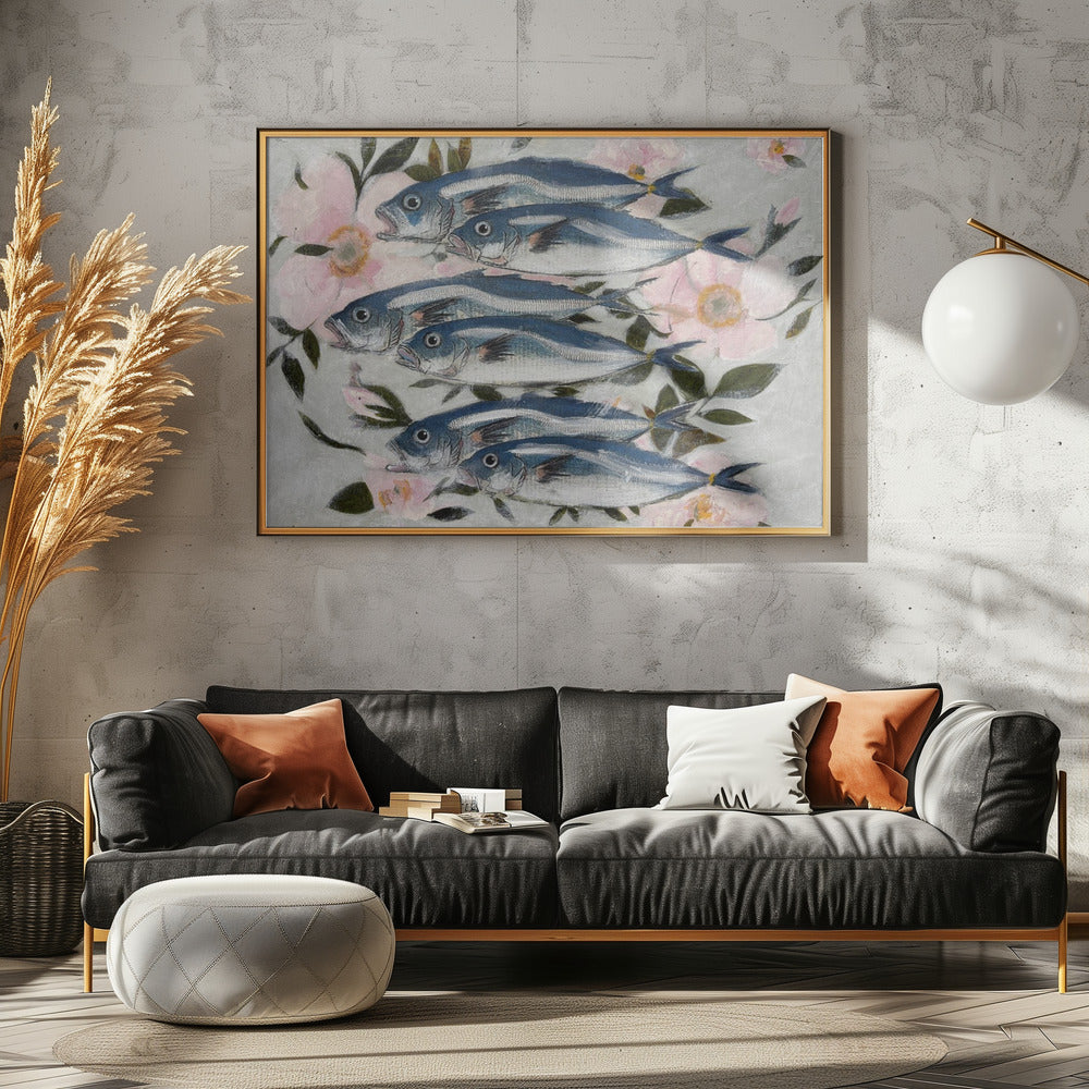 Sardines In Pink | Canvas