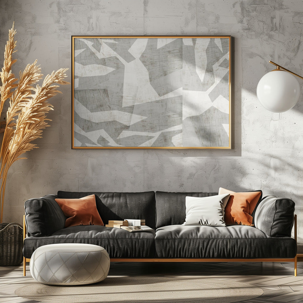 Geometrische Muster mit einer strukturierten | Poster