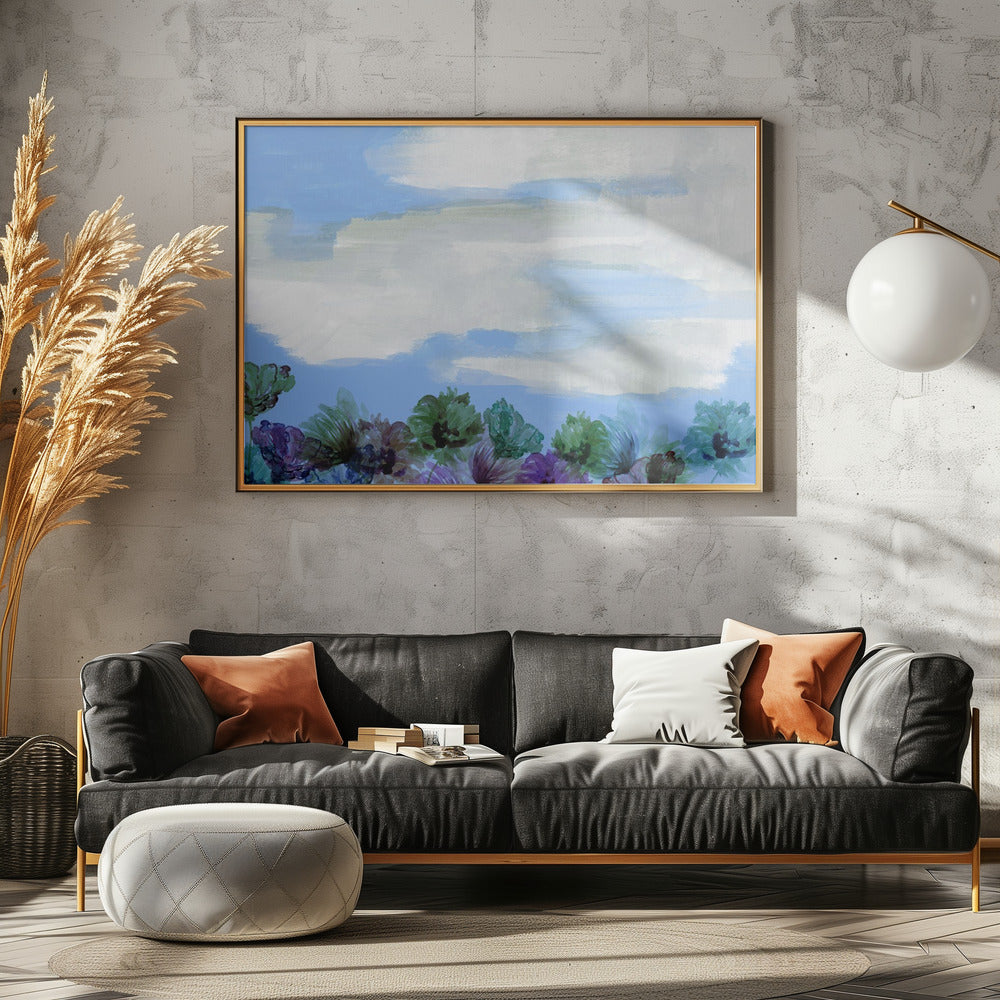 Flüsternder Wildblumenhimmel | Leinwand