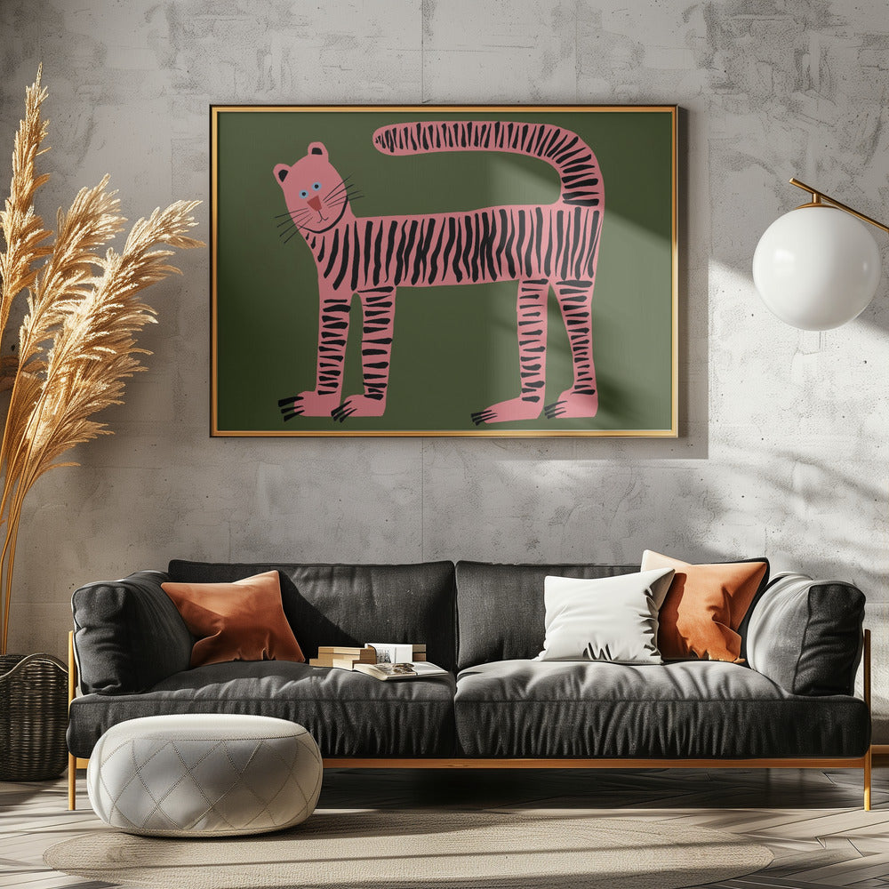 Tigerkatze | Leinwand