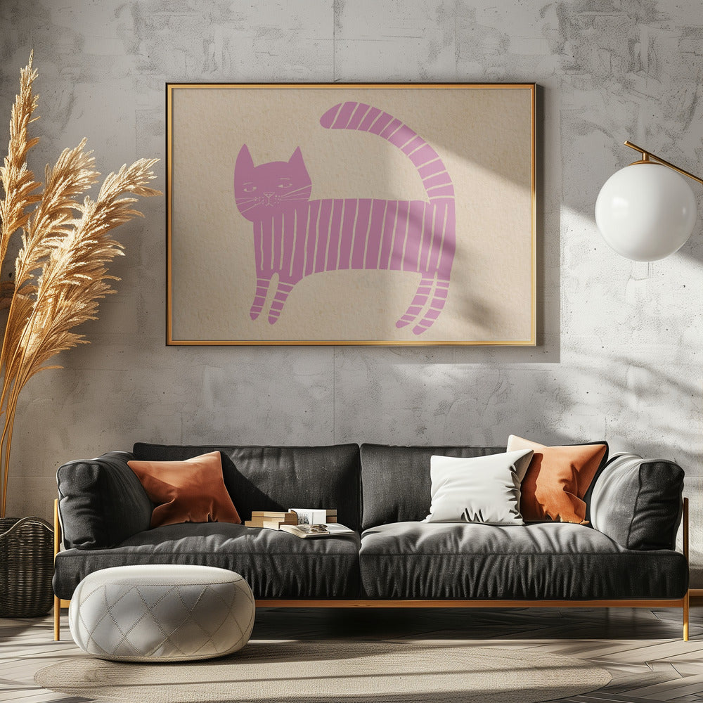 Pinkcat nursery | Canvas
