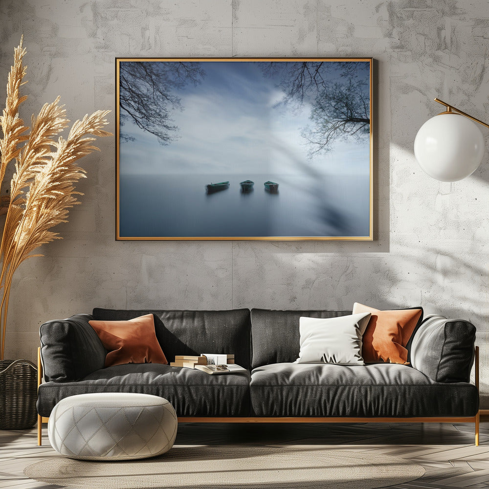 Die Zeit ist eine Welle | Leinwand