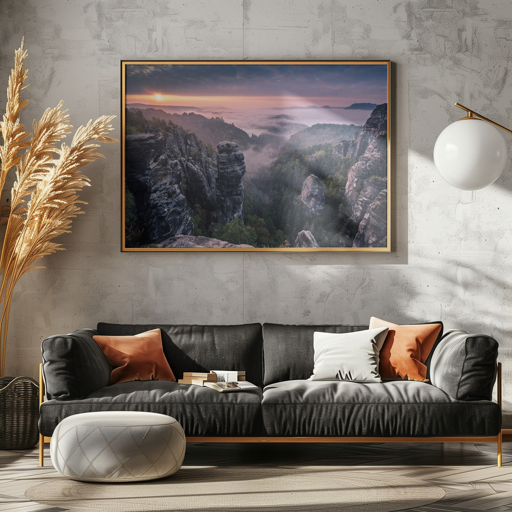Sunrise on the Rocks | Poster