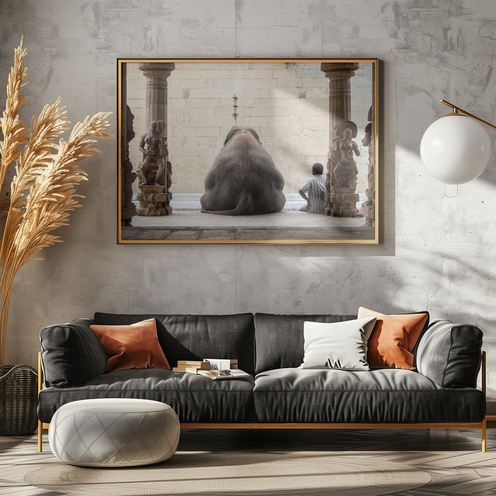 Der Elefant und sein Mahot | Poster