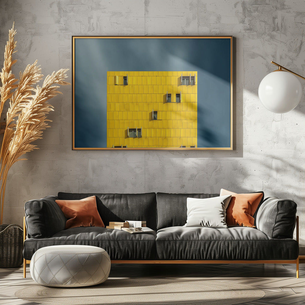 Gelb und Blau | Leinwand