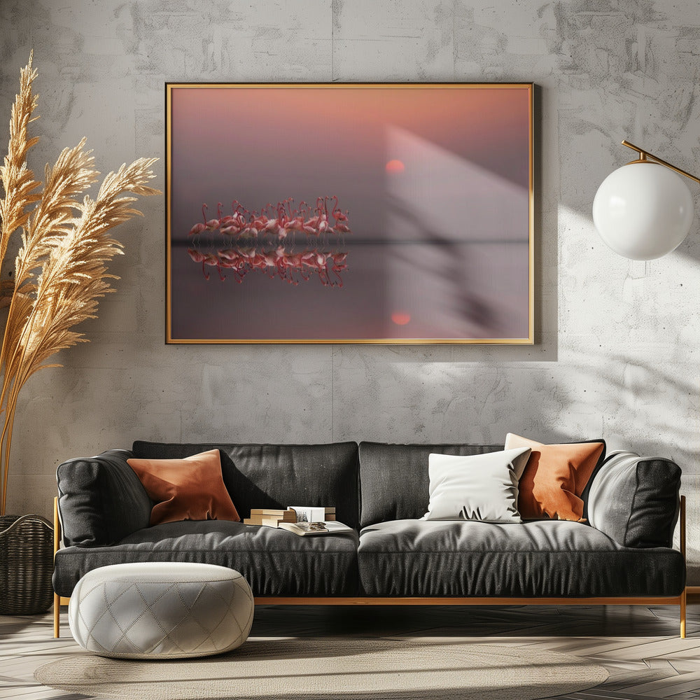 lila Sonnenuntergang | Poster