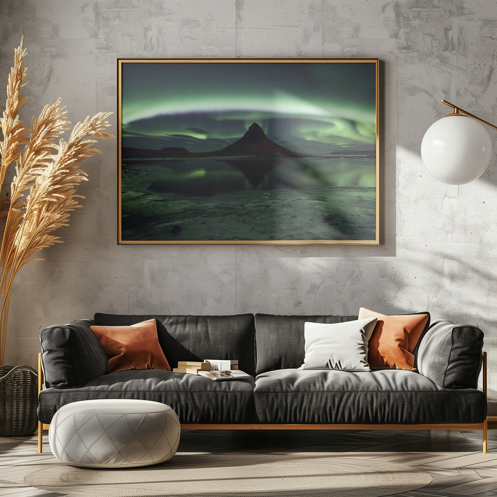 Kirkjufell Aurora | Leinwand