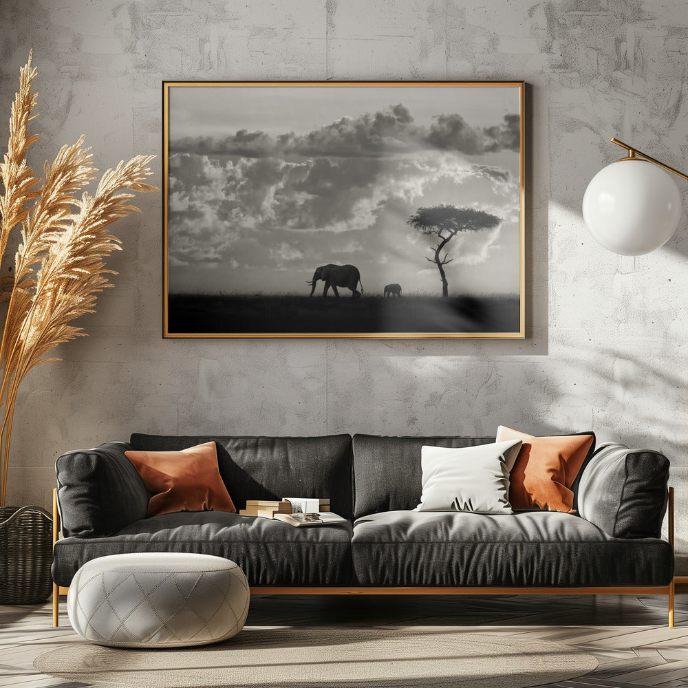 Silhouetten von Mara | Poster