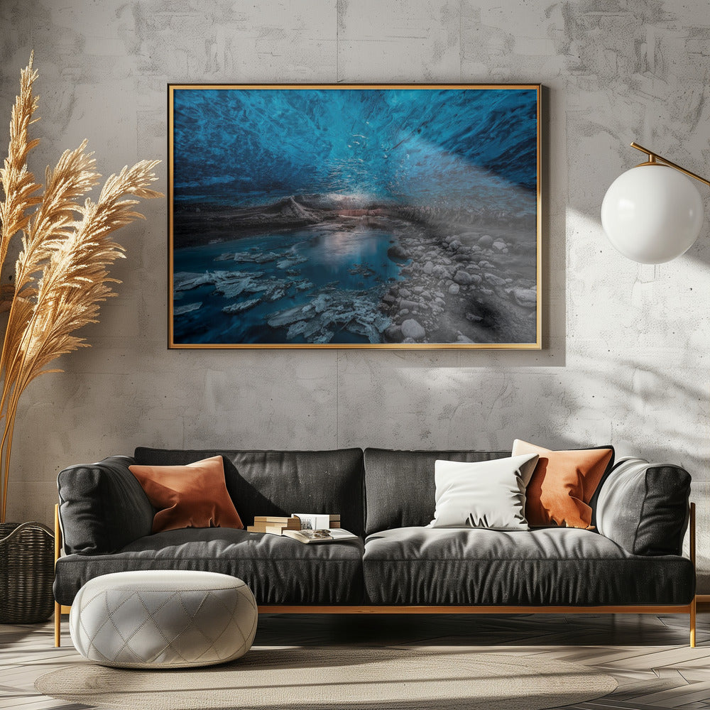 Eishöhle | Leinwand