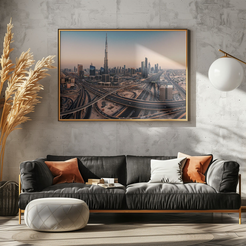 Dubai Skyline Panorama | Canvas