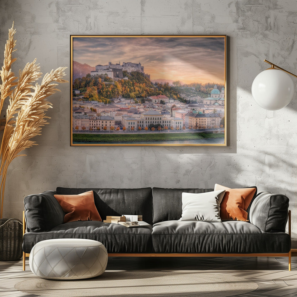 Salzburg in Herbstfarben | Poster