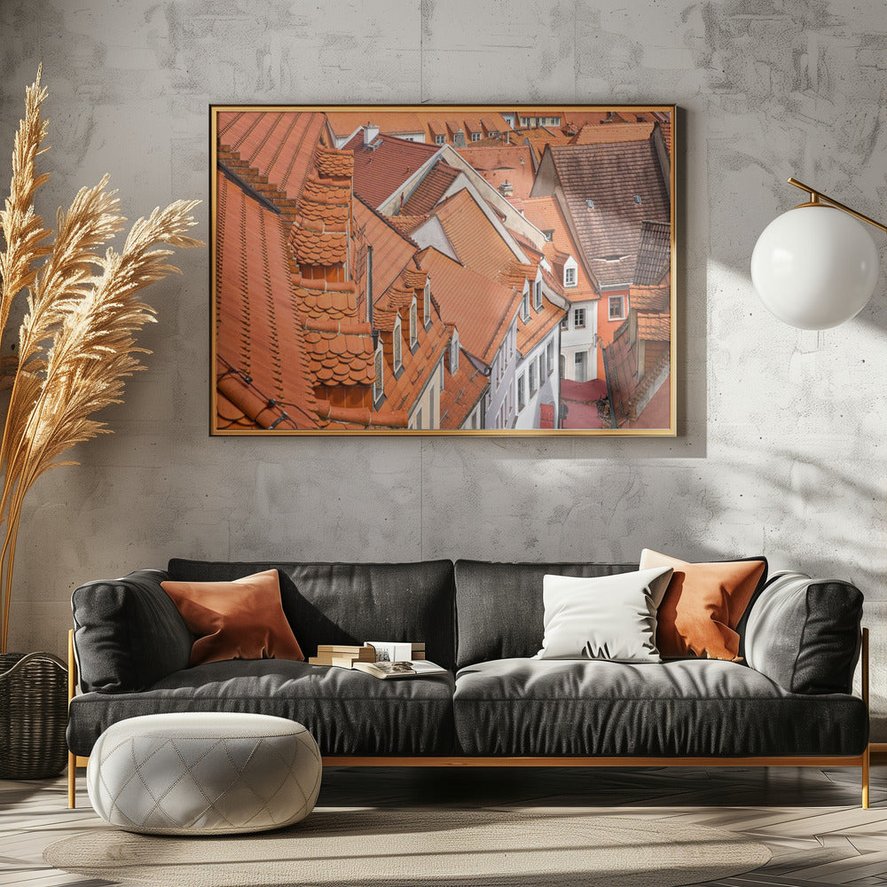 The color of these roofs... | Canvas