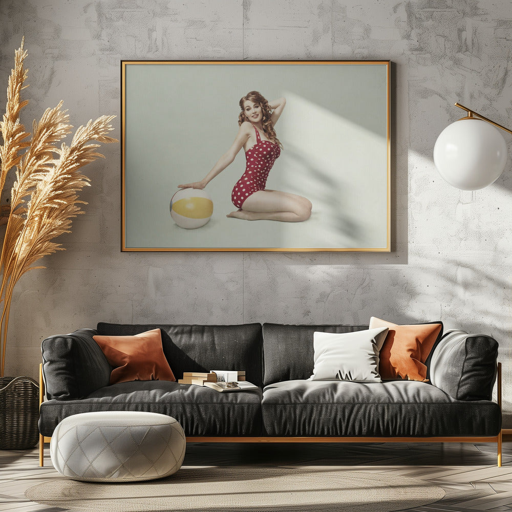 Beach Pin up | Canvas
