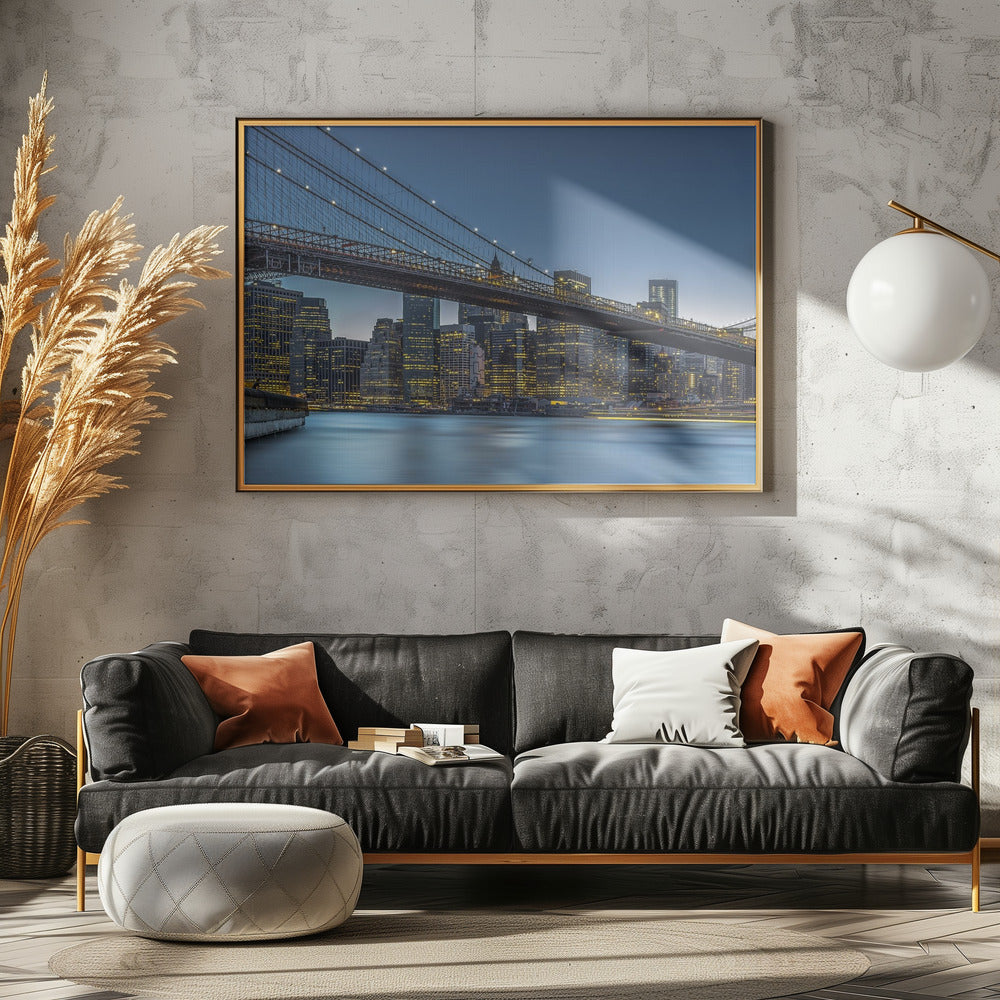 New York – Blaue Stunde über Manhattan | Poster