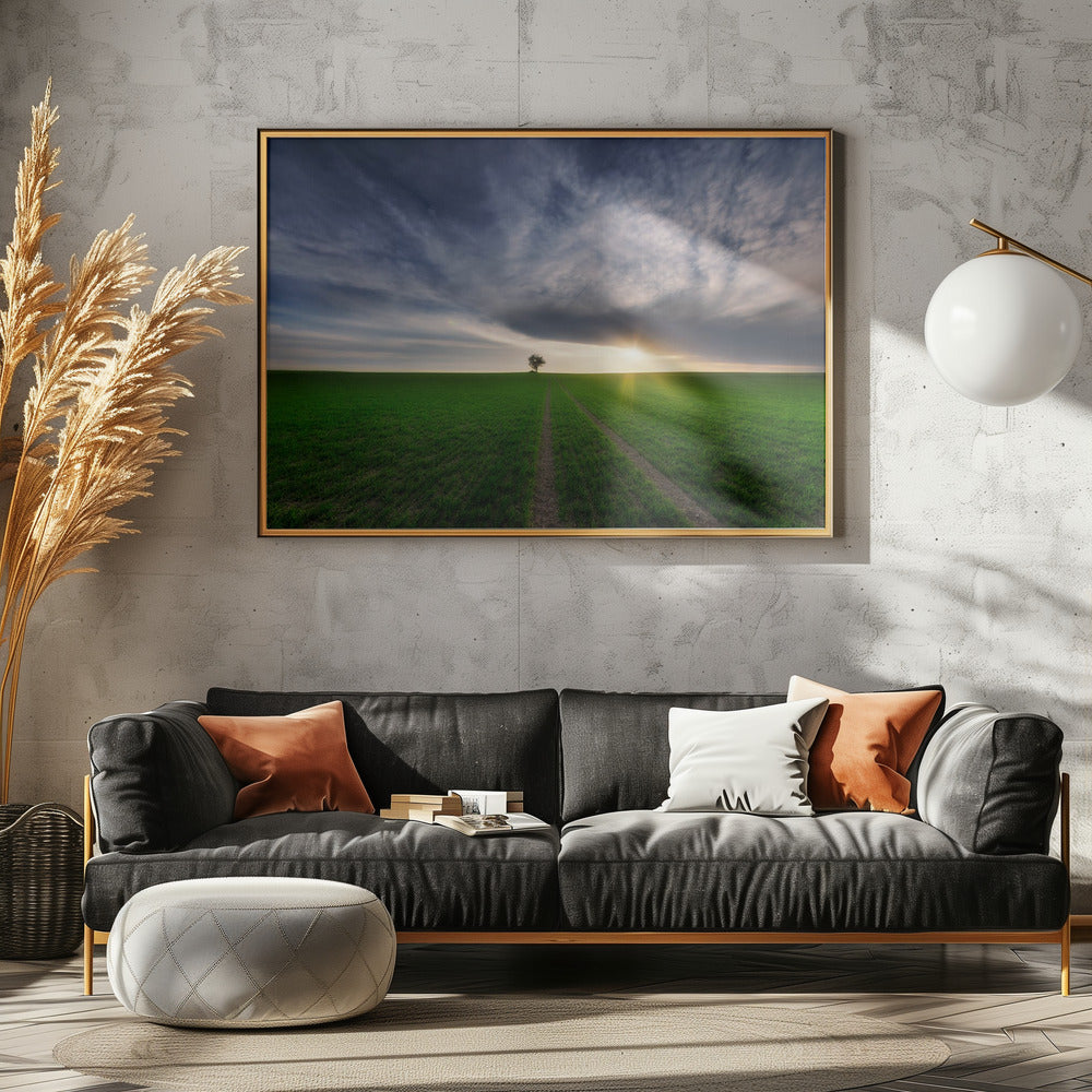 Einzelgänger in der Sonne | Leinwand