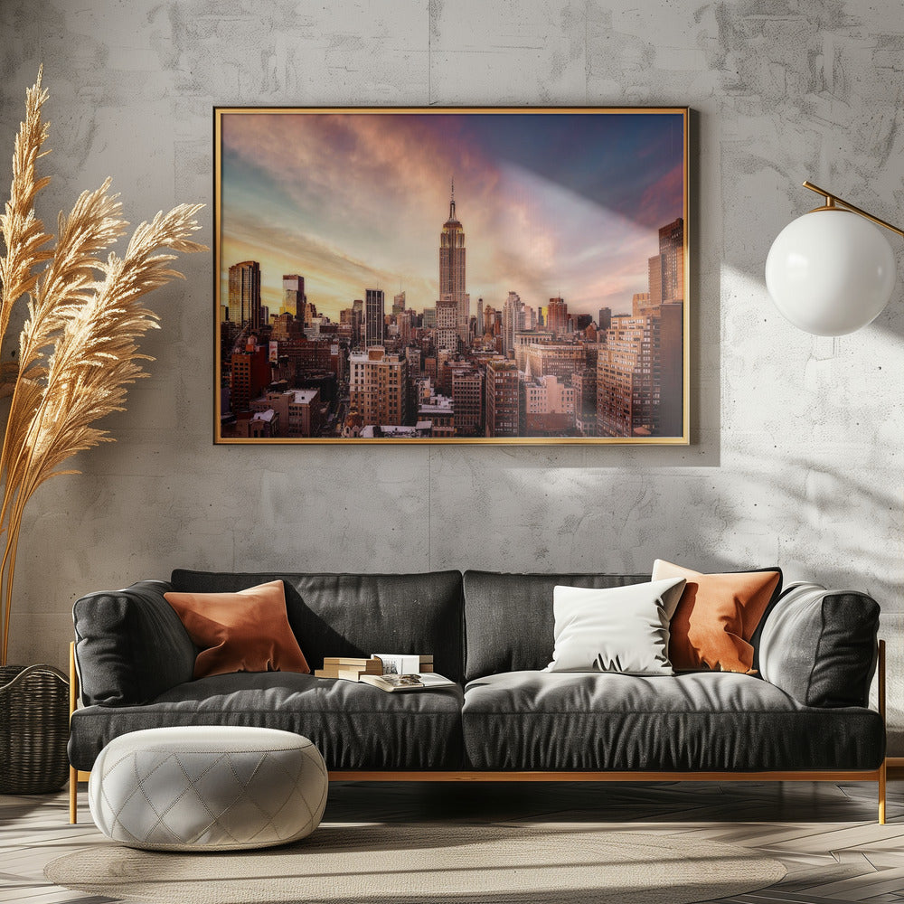 Sonnenuntergang in Midtown | Poster
