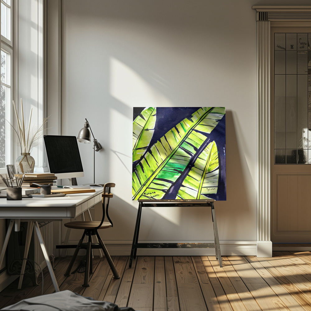 Bananenblätter | Leinwand