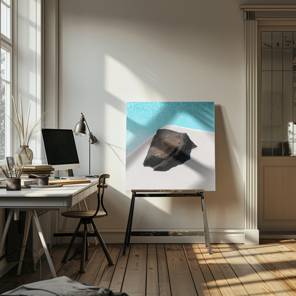 Felsen am Pool | Leinwand