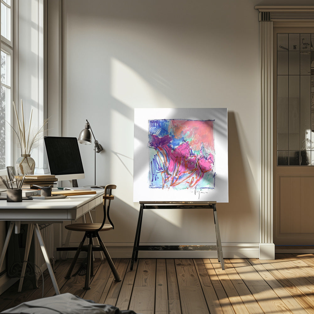 Lebendige Blüten | Leinwand