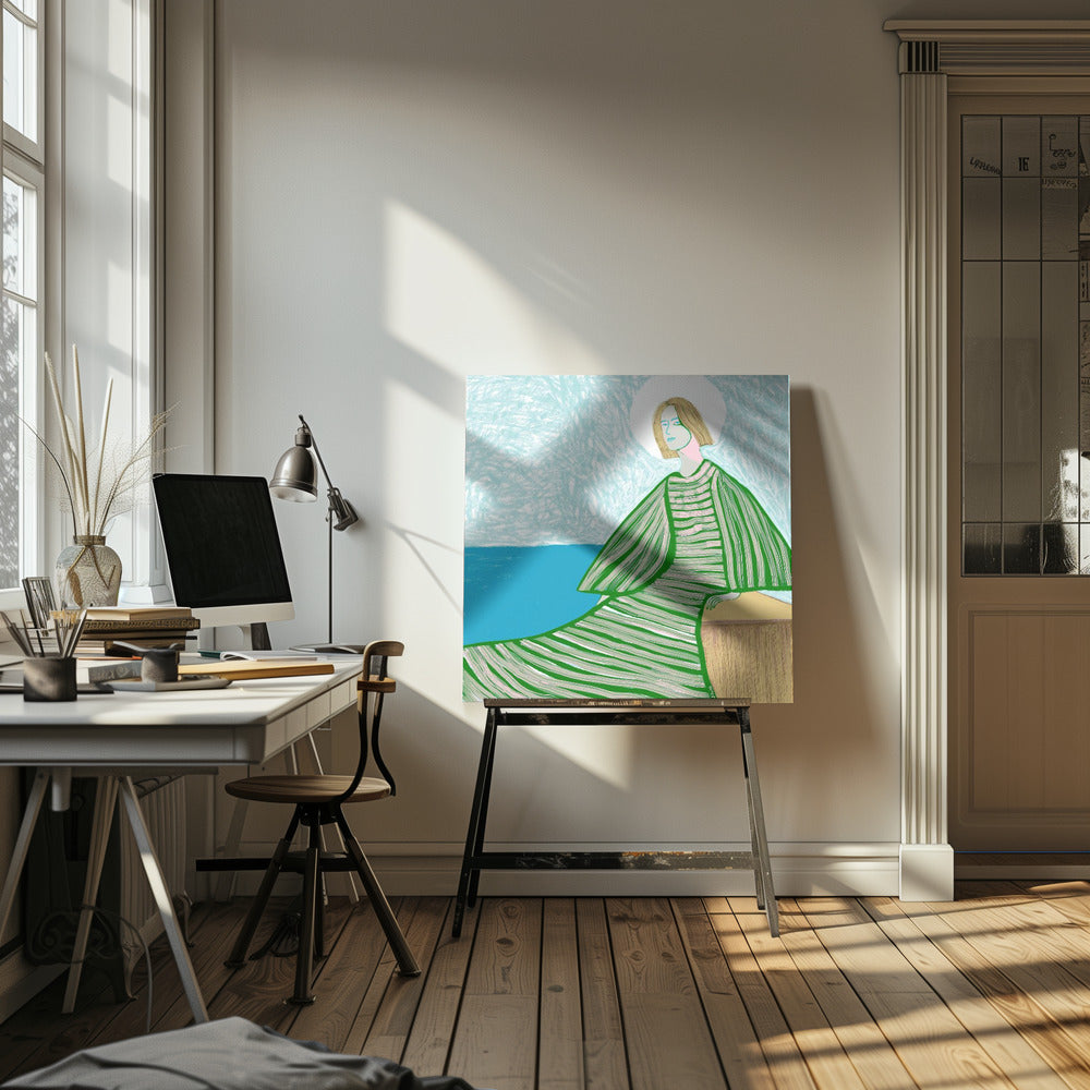 Der verborgene Engel | Leinwand