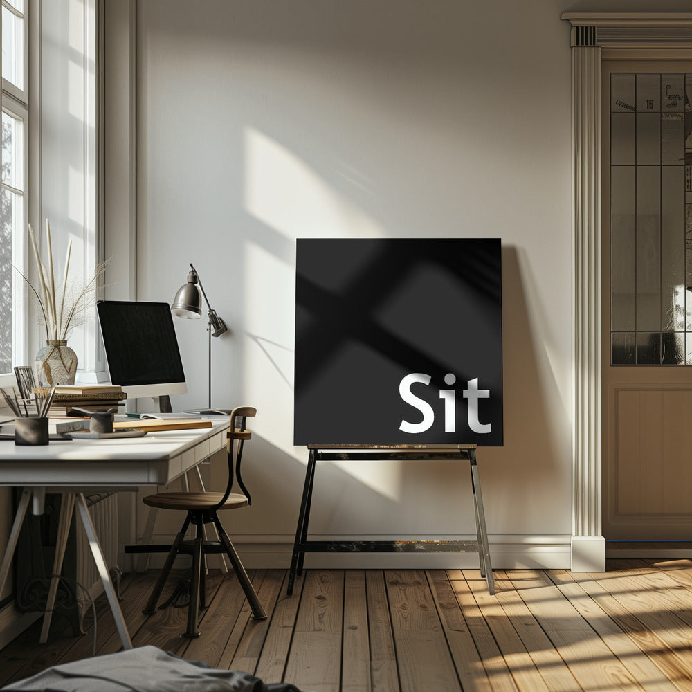 Sitzen | Leinwand
