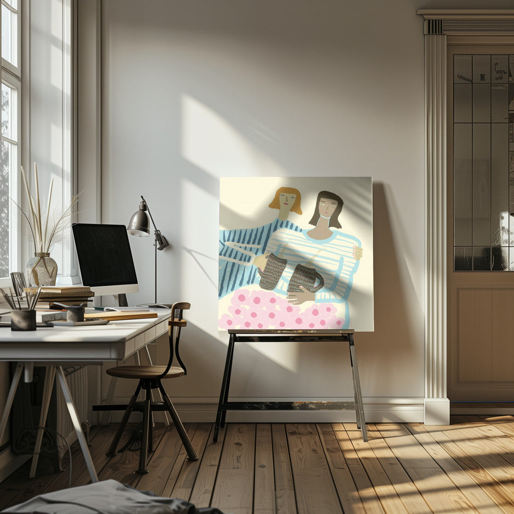 Kaffeeclub | Leinwand