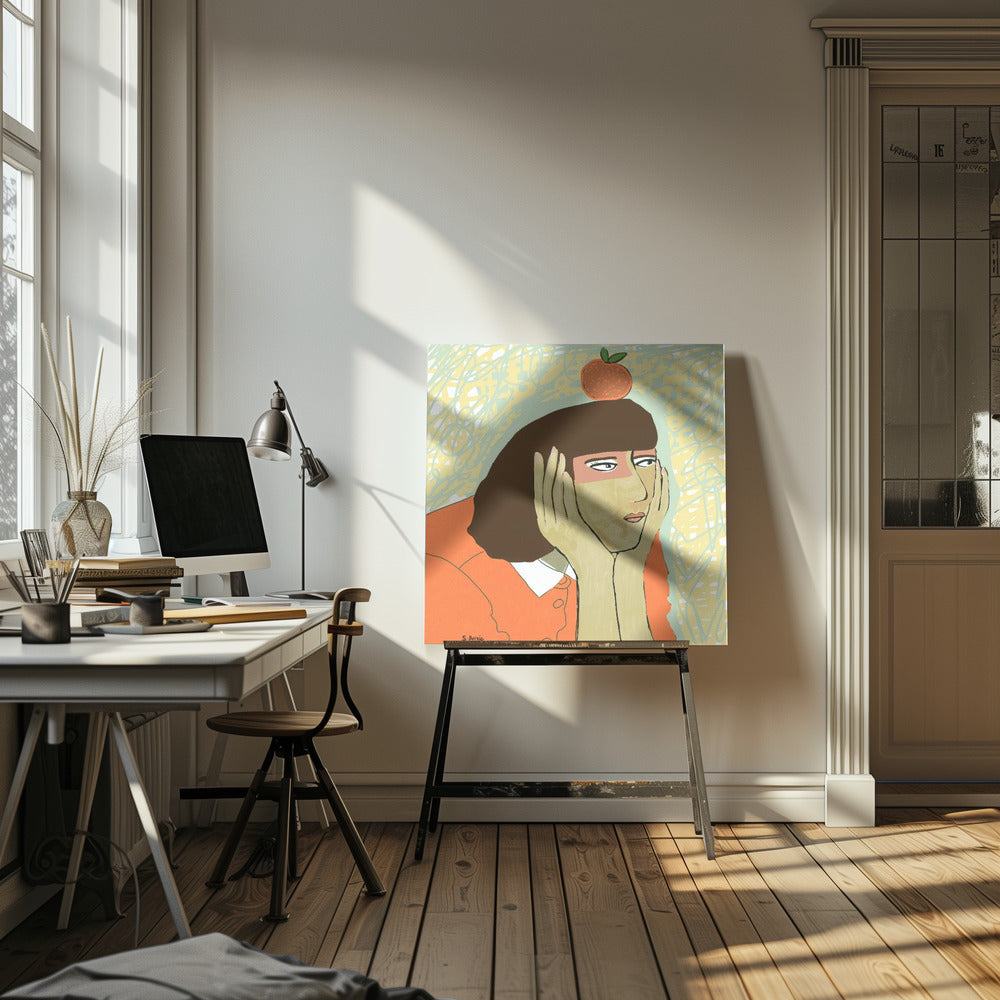 Träumer von Orangen | Leinwand