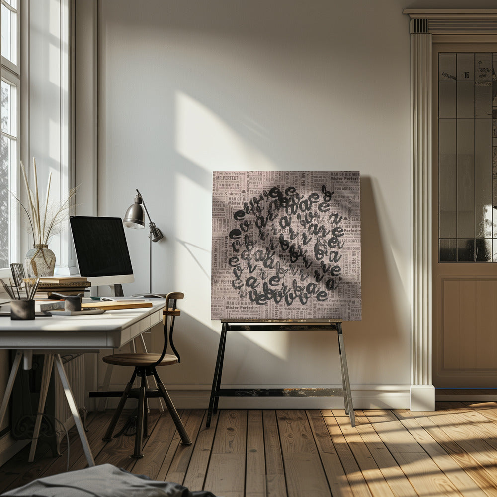 Buchstabenkunst 14 | Leinwand