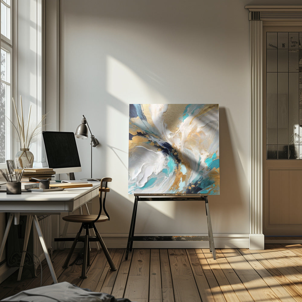 Elegantes minimalistisches Abstrakt | Leinwand