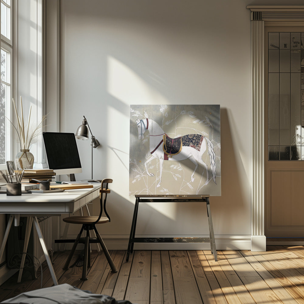 Reitsportliche Eleganz Wandteppiche der Zeit IV | Leinwand