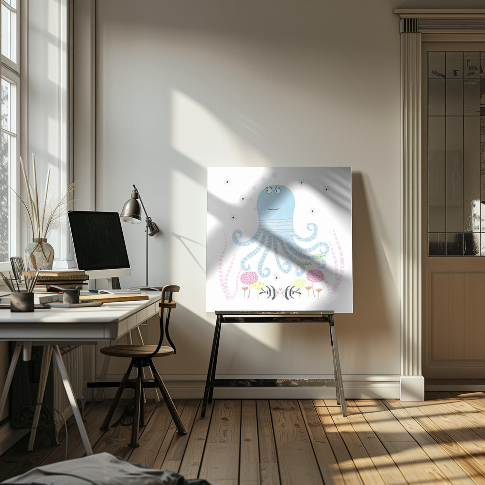 Lächelnder Meeresfreund | Leinwand