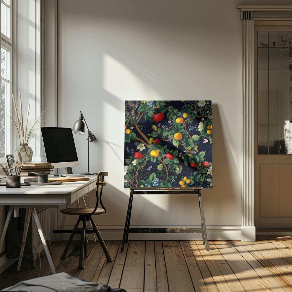 Lebendige Obstgartenfreude | Leinwand