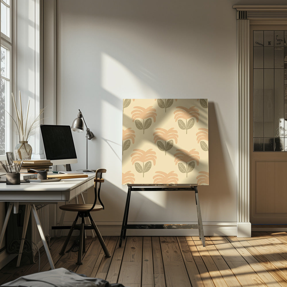 Blumenmuster | Leinwand