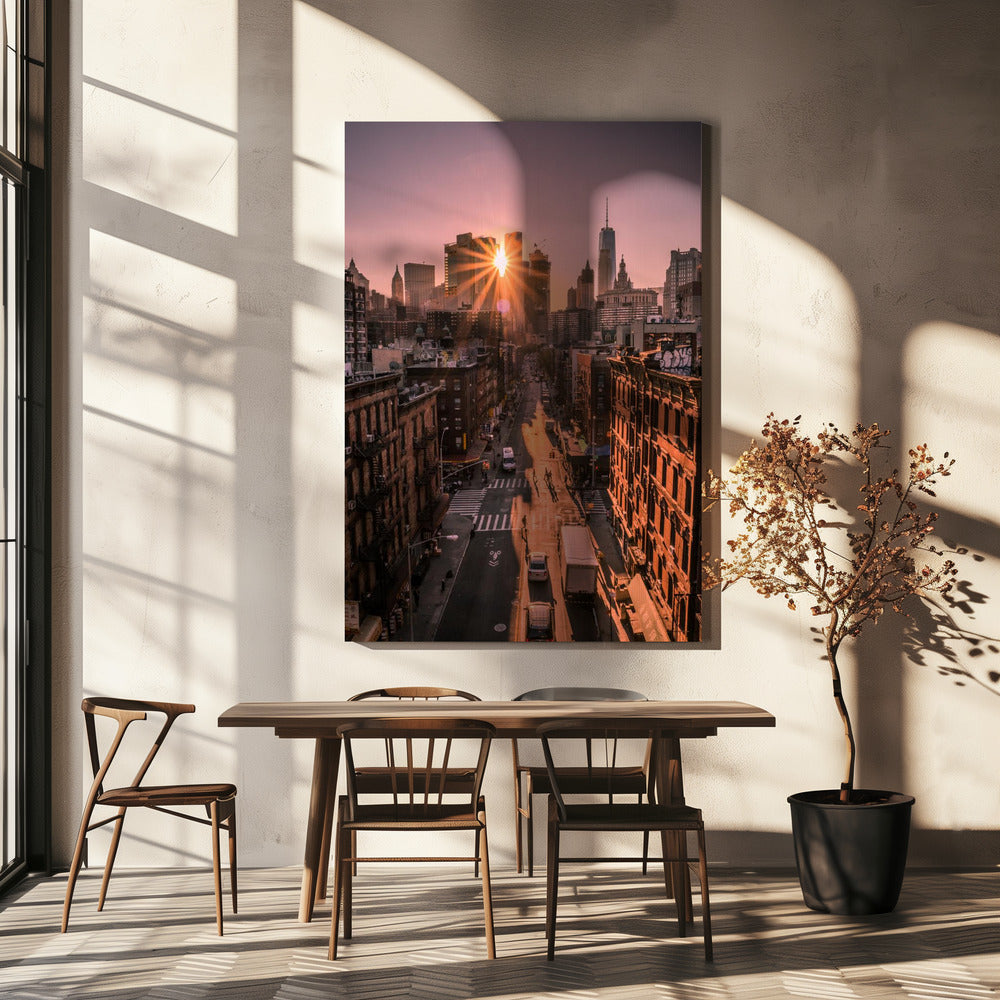 Die allsehende Sonne | Leinwand