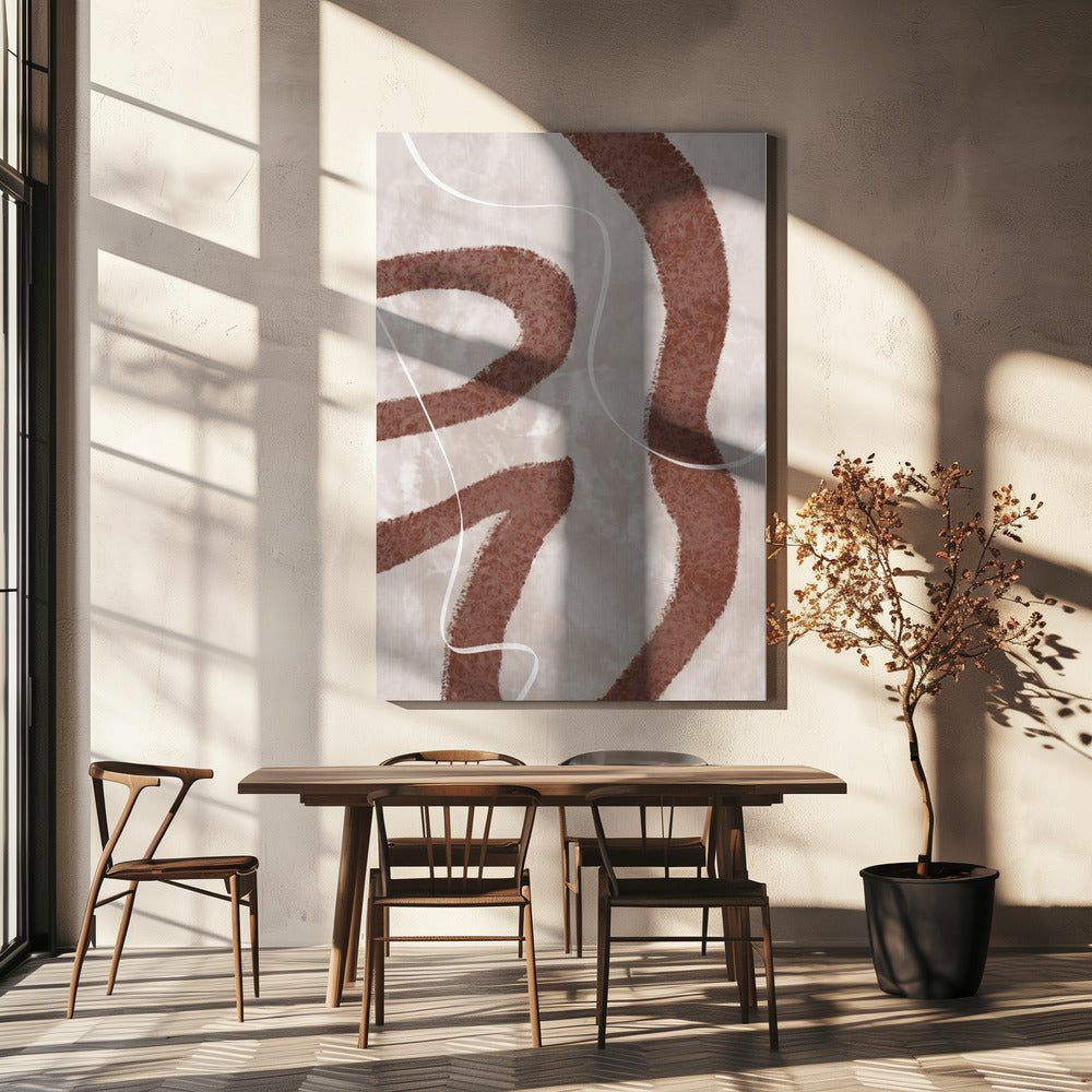Abstrakter Flaum | Leinwand