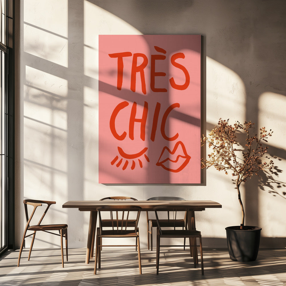 Très Chic Rosa | Leinwand