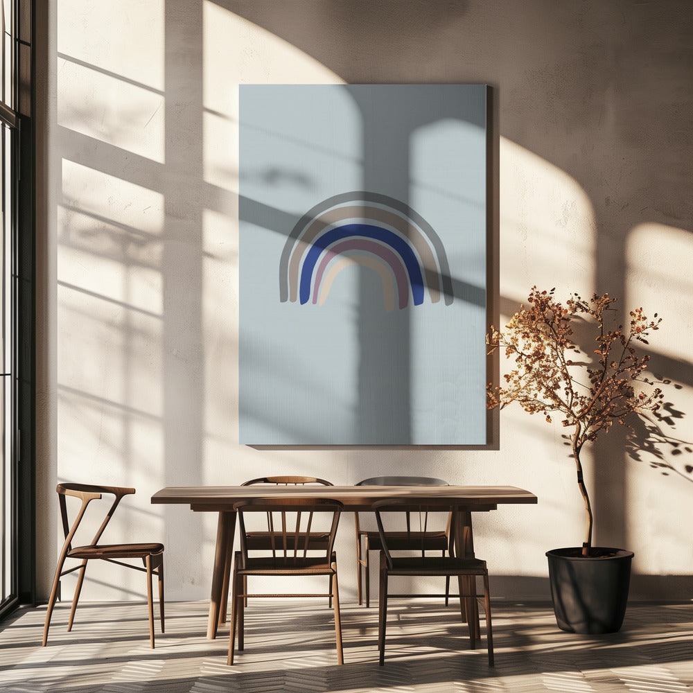 Regenbogenblau | Leinwand