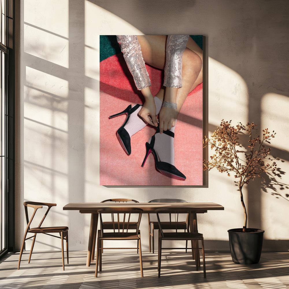 Vorbereitung Rosa | Leinwand