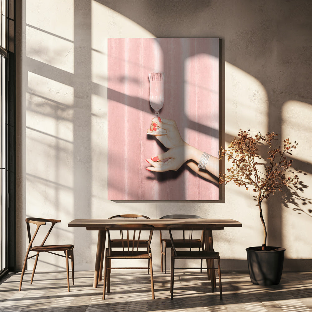 Auf Pink 01 | Leinwand