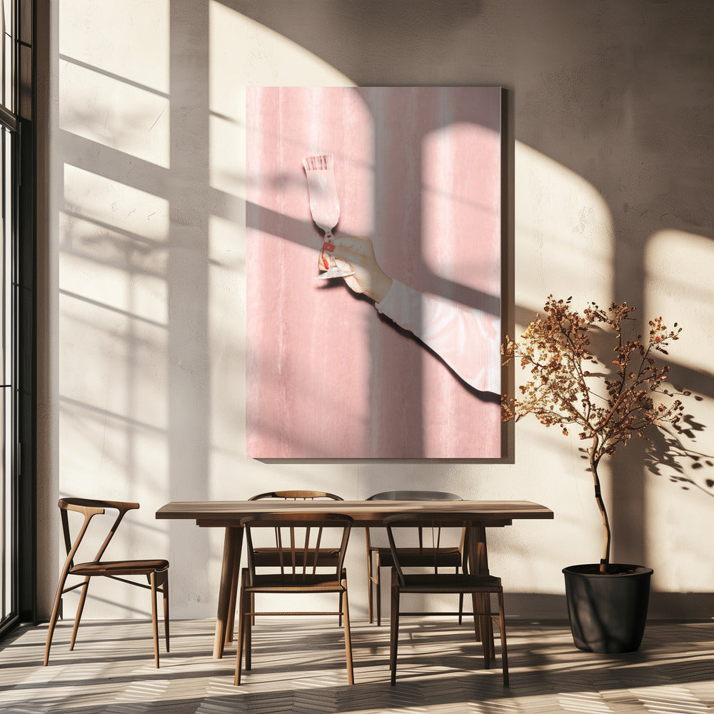 Auf Pink 02 | Leinwand