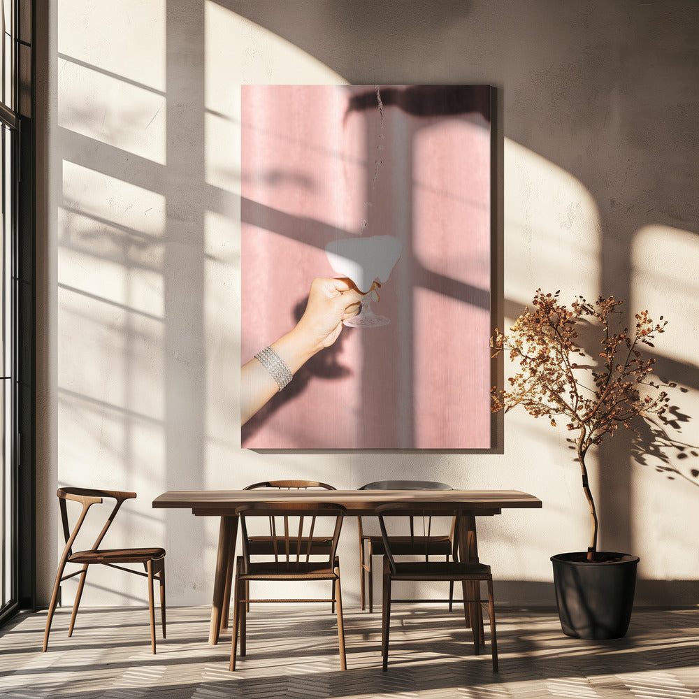 Auf Pink 04 | Leinwand