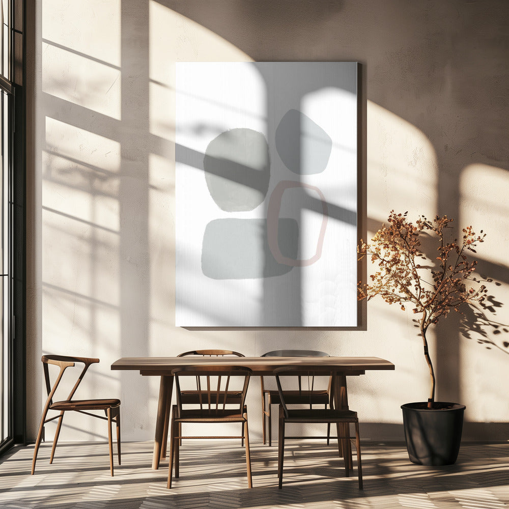 Minimalistische geometrische Formen | Leinwand