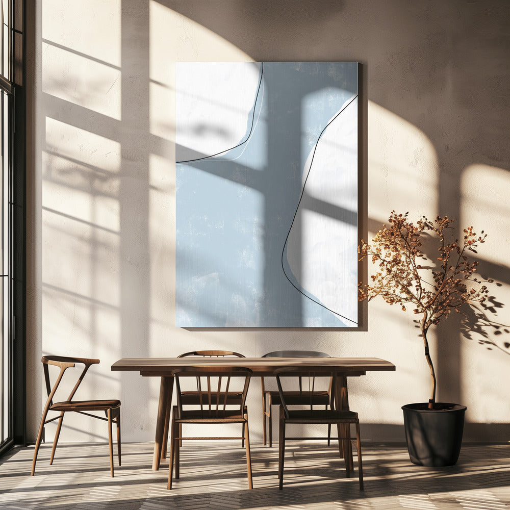 Minimalistische organische Formen | Leinwand