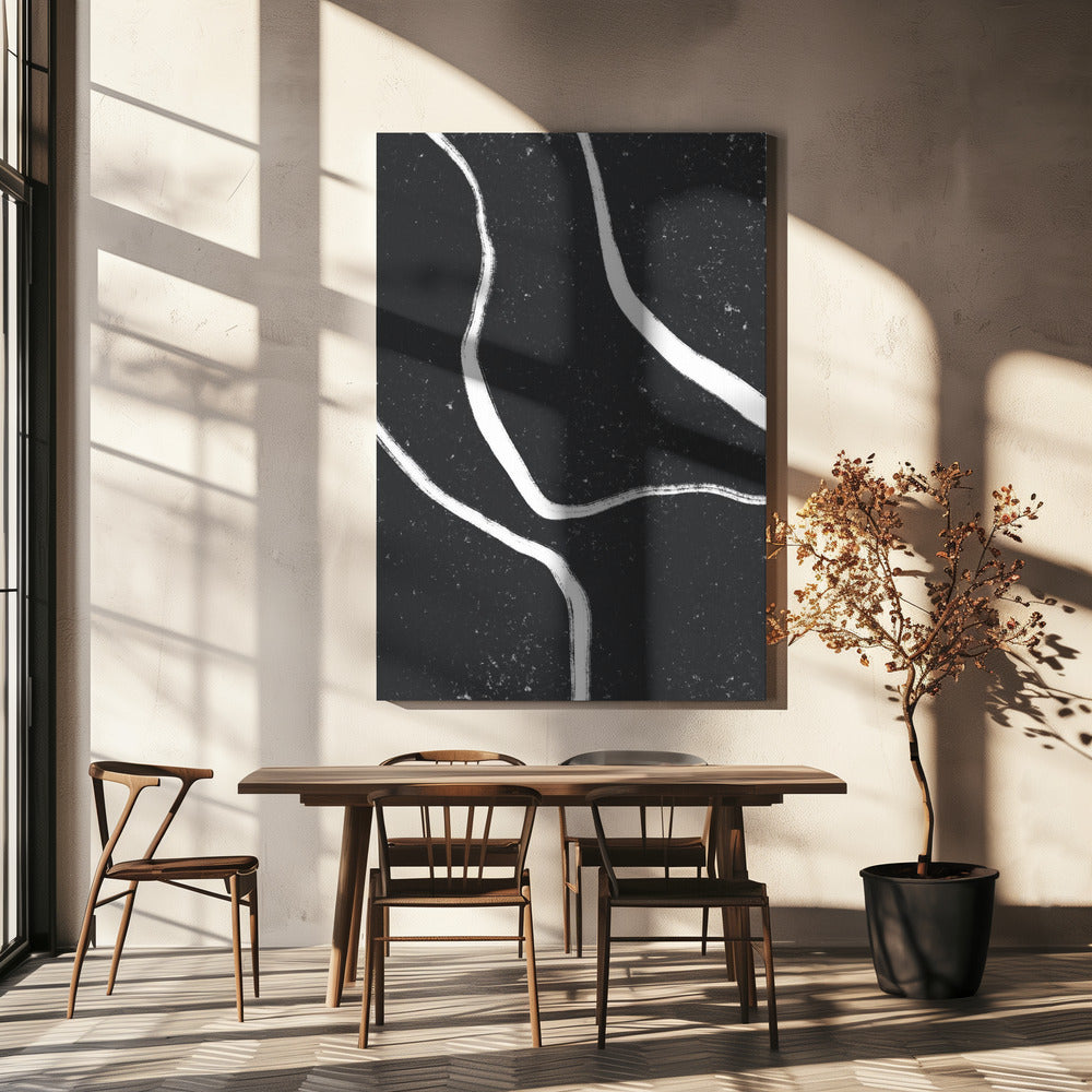 Monochrome Paths | Canvas