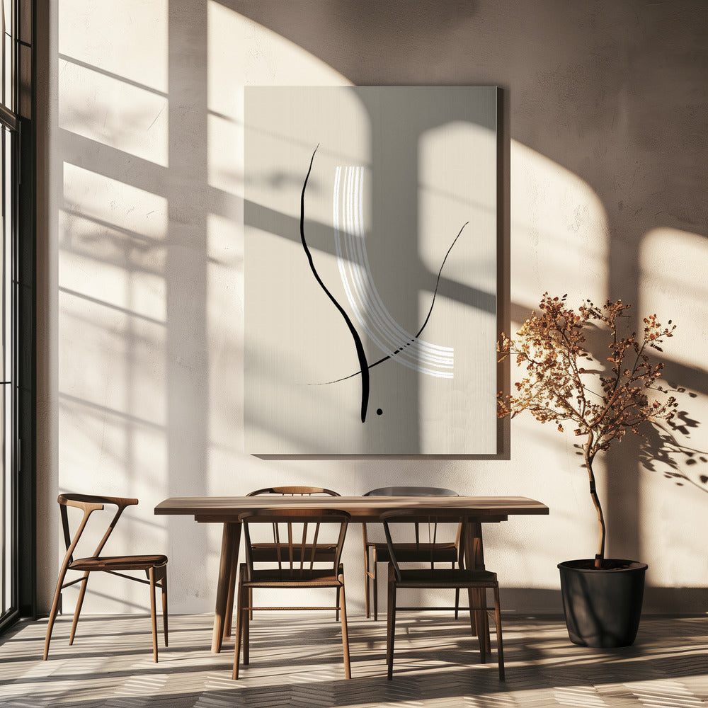 Geschwungene Eleganz | Leinwand