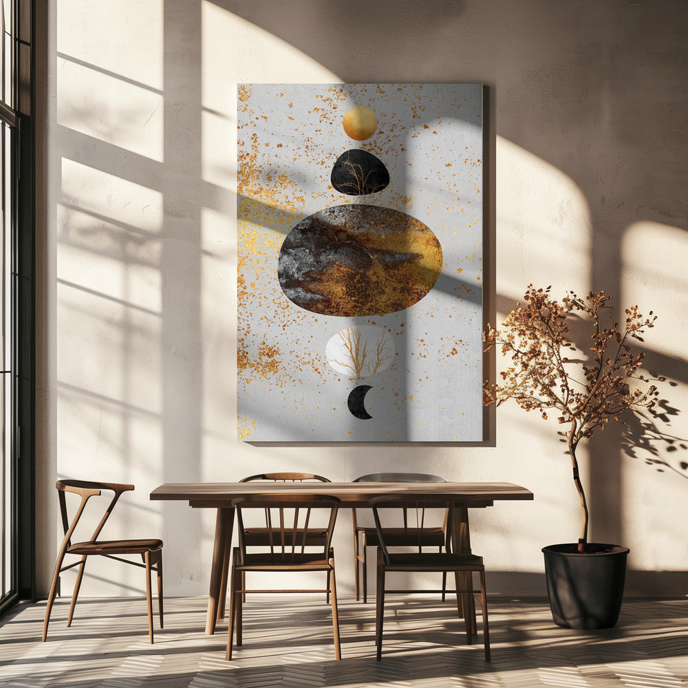Sonne und Mond | Leinwand