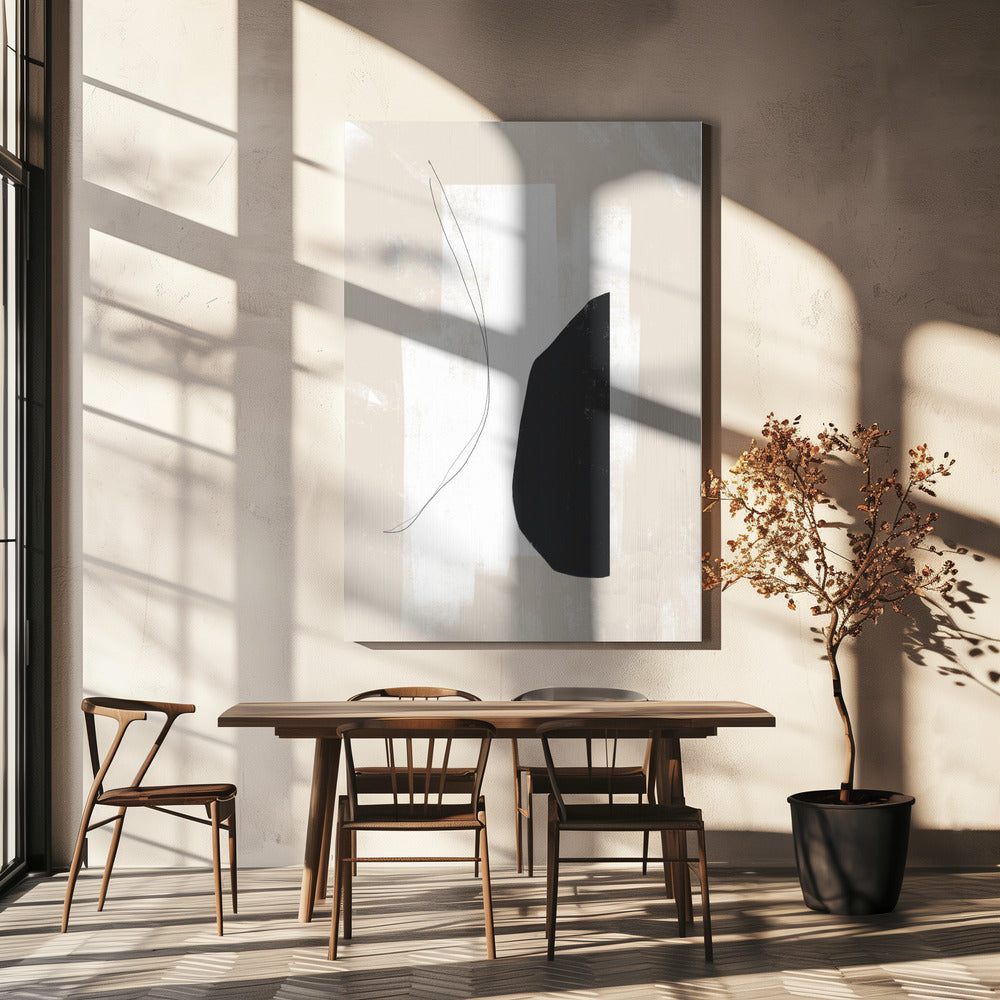 Monochrome Harmonie | Leinwand