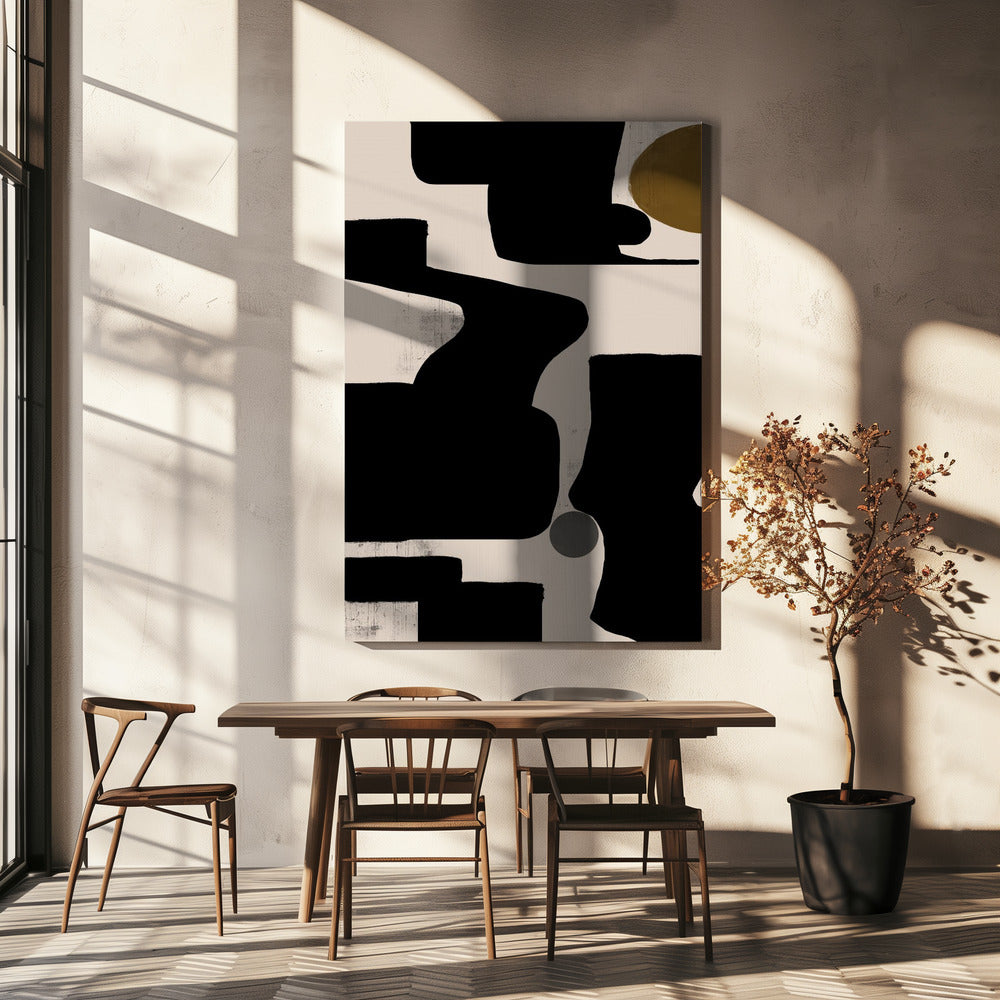 Kurven und Schatten | Leinwand