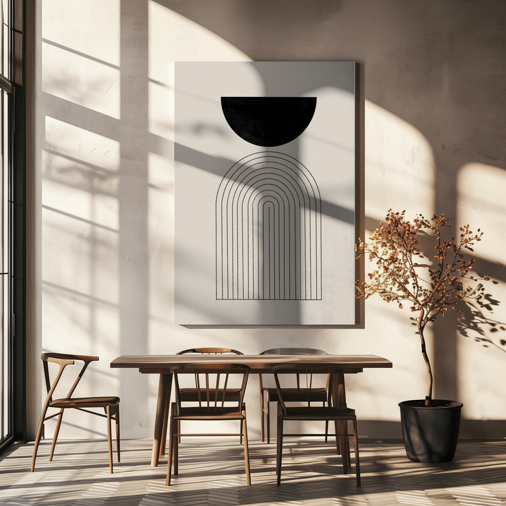 Minimalistische Balance | Leinwand