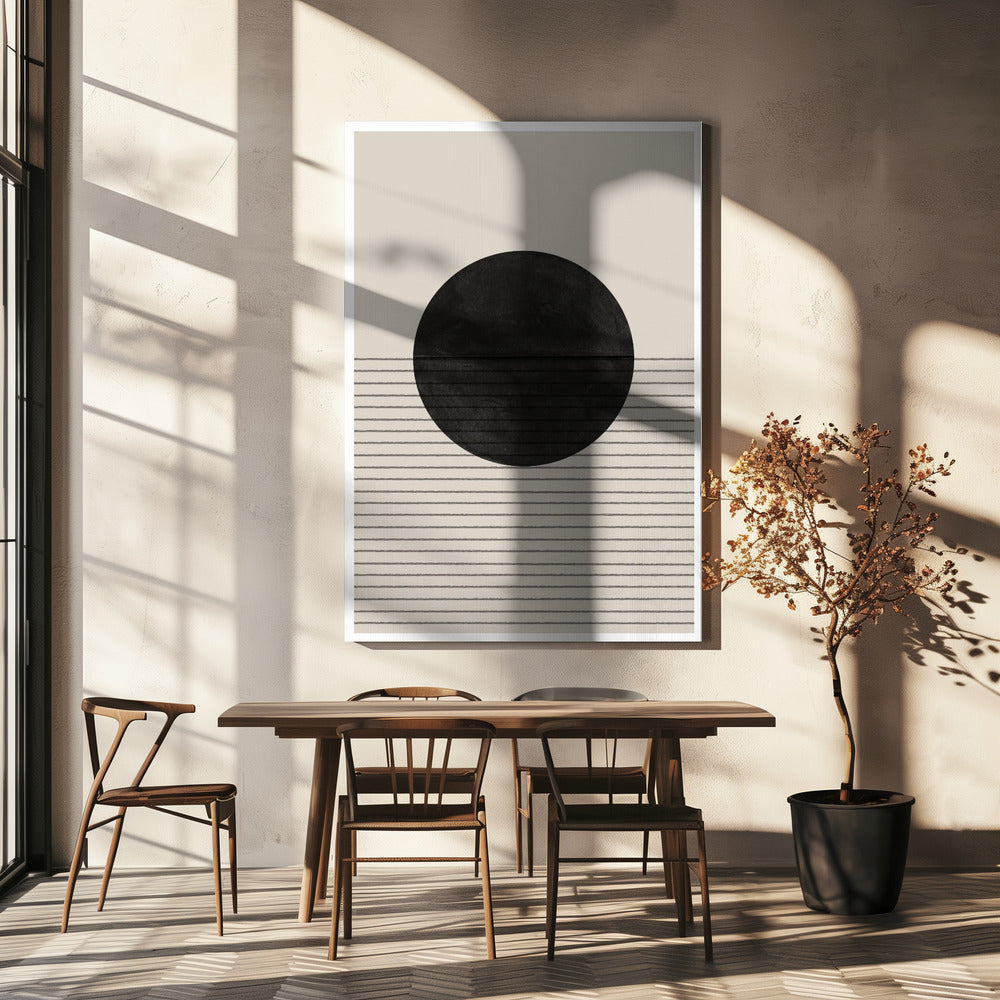 Monochromer Horizont | Leinwand